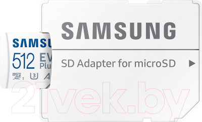 Карта памяти Samsung Evo Plus MicroSD 512GB (MB-MC512KA/RU) - фото 5 - id-p223470393