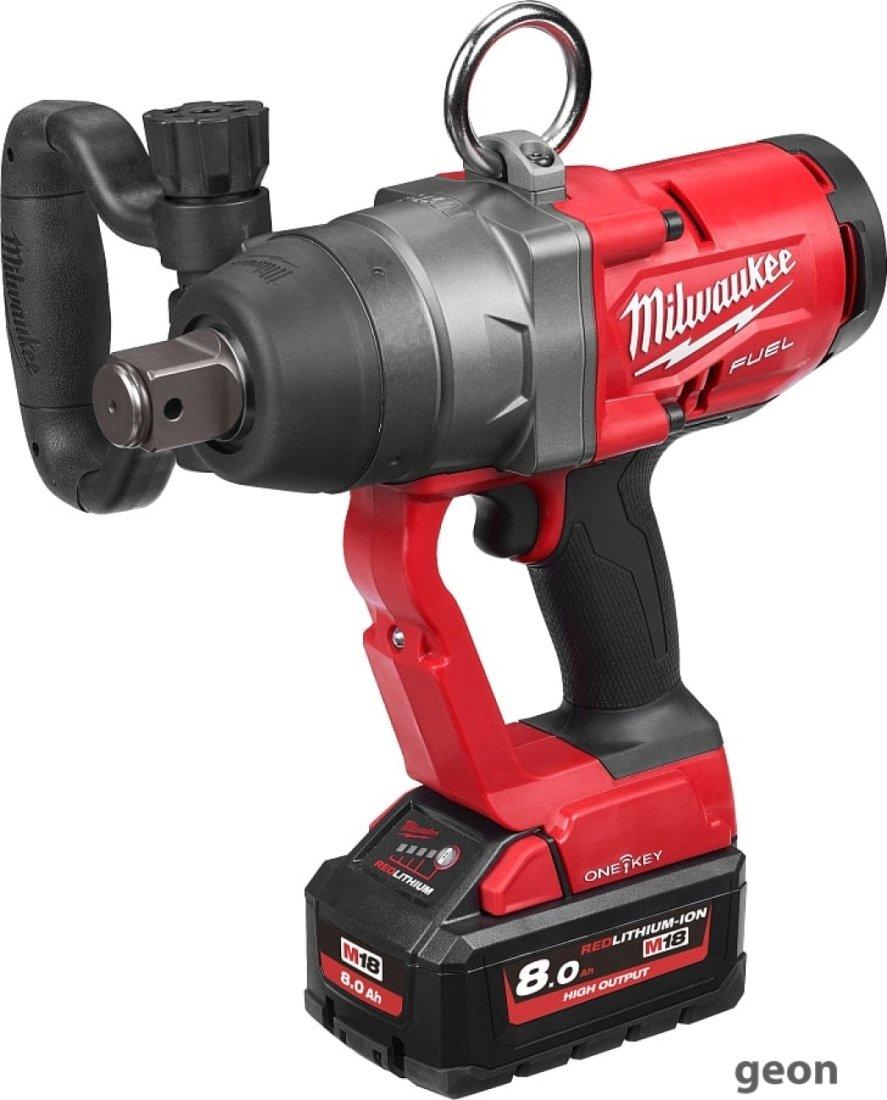 Гайковерт Milwaukee M18 ONEFHIWF1-802X ONE-KEY 4933459733 (с 2-мя АКБ, кейс) - фото 1 - id-p223463716