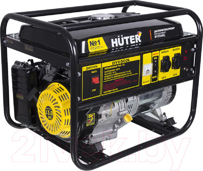 Бензиновый генератор Huter DY6500L - фото 2 - id-p223476267