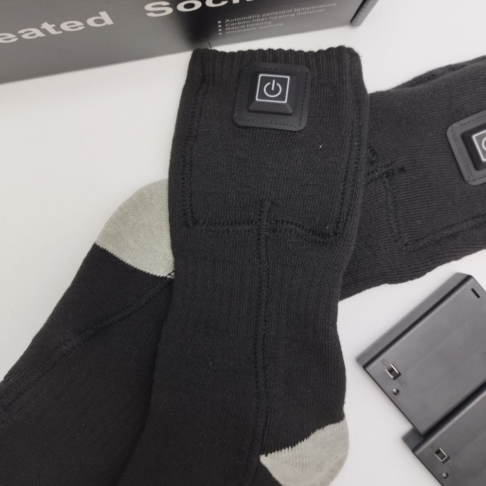 Термоноски с подогревом 1 пара Heated Socks / Универсальный размер - фото 5 - id-p223478780