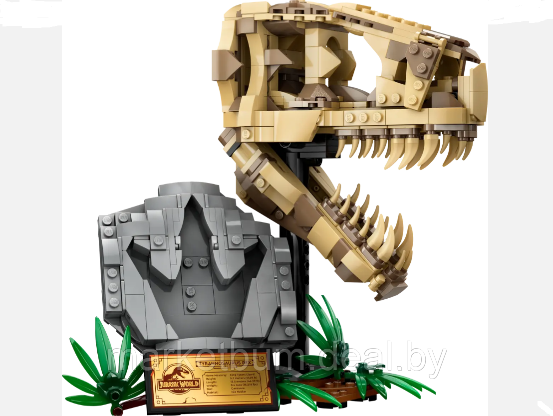 Конструктор LEGO Jurassic World 76964,Череп тираннозавра - фото 3 - id-p223478777