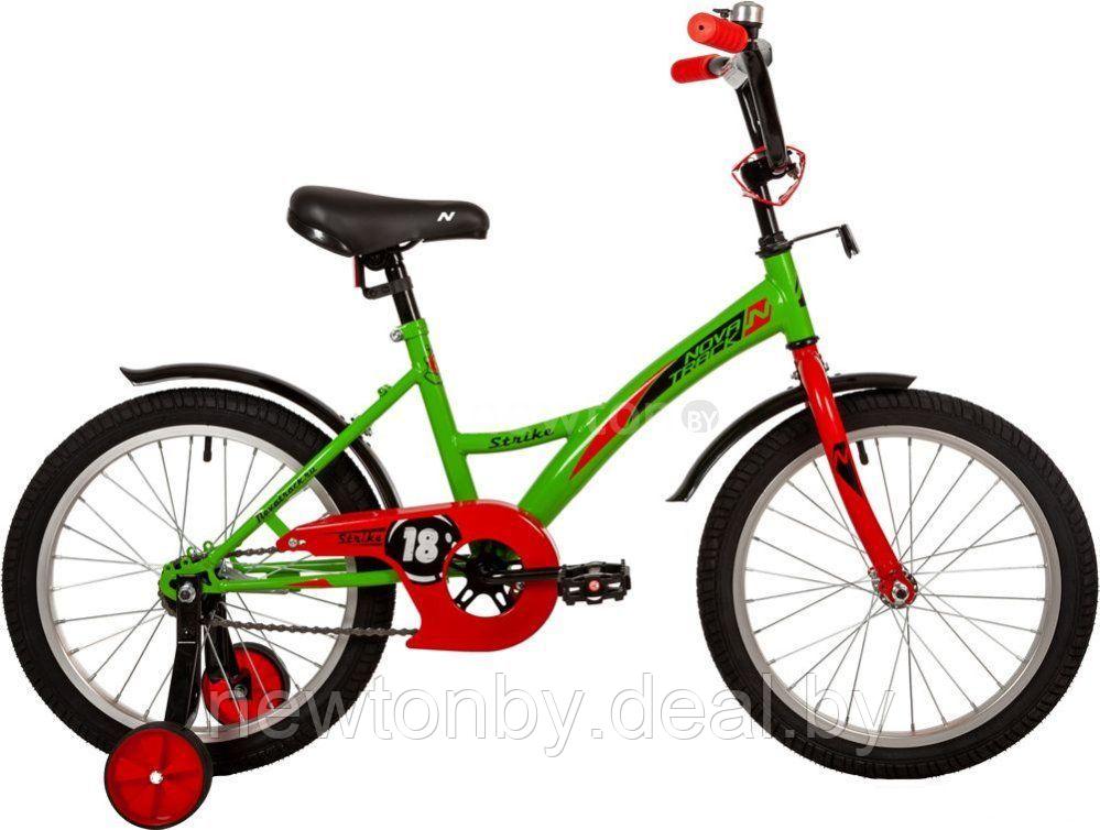 Детский велосипед Novatrack Strike 18 2022 183STRIKE.GN22 (зеленый) - фото 1 - id-p223478787