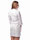 Медицинский халат, женский (без отделки, цвет белый), фото 3