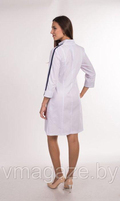 Медицинский халат, женский (без отделки, цвет белый) - фото 4 - id-p176540793