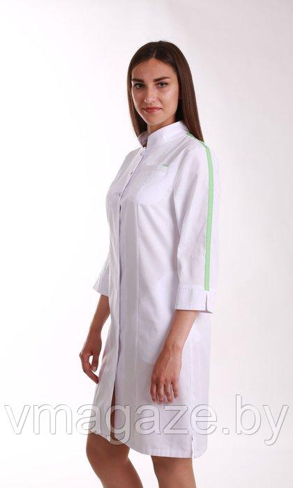 Медицинский халат, женский (без отделки, цвет белый) - фото 9 - id-p176540793