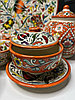 Узбекский чайный сервиз на 6 персон (оранжевый), фото 9