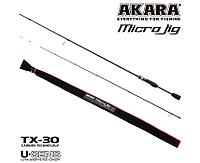 Спиннинг стеклопластиковый штекерный Akara SL1003 Micro Jig 662UL-T TX-30 (0.6-8) 2.0 м