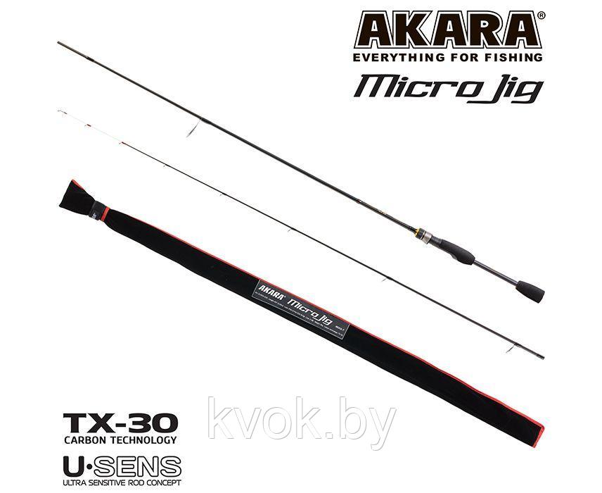 Спиннинг стеклопластиковый штекерный Akara SL1004 Micro Jig Ultra 702UL-S TX-30 (0.5-6) 2.1 м - фото 1 - id-p223481876