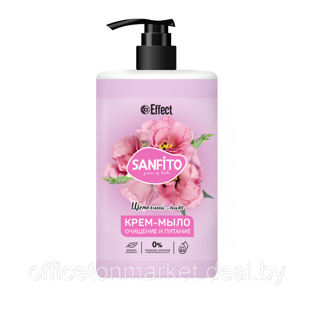 Мыло-крем "Effect Sanfito" цветочный микс, 1 л - фото 1 - id-p223385703