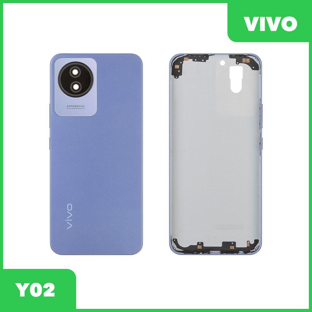 Задняя крышка для телефона Vivo Y02 (V2217) (голубой) - фото 1 - id-p223487905