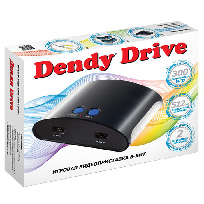 Игровая приставка Dendy Drive 8 Bit 300 игр - фото 1 - id-p223488953