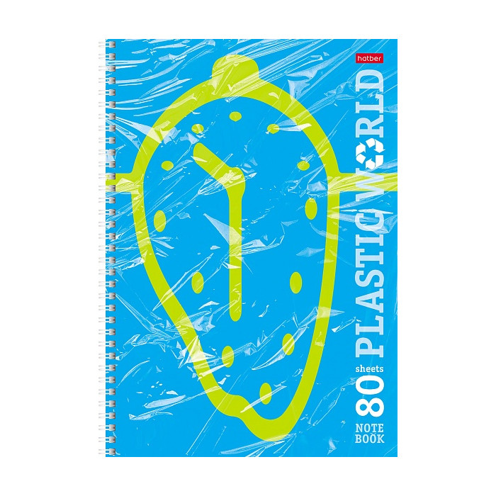 Тетрадь клетка Hatber Plastic World, 80 листов А4 - фото 4 - id-p223489068