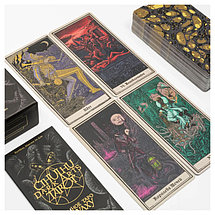 Темное Таро Ктулху. Cthulhu Dark Arts Tarot. 78 карт и руководство в коробке, фото 3