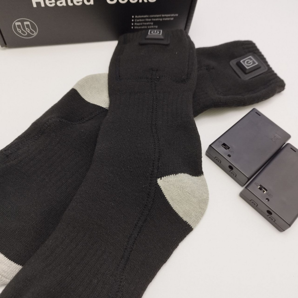 Термоноски с подогревом 1 пара Heated Socks / Универсальный размер - фото 7 - id-p223489696