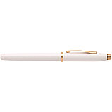 Ручка перьевая Cross "Century II Pearlescent White Lacquer", M, синий, жемчужный, розовое золото, патрон, фото 2