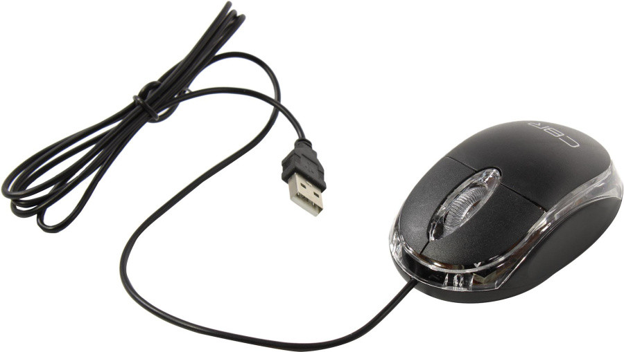 Манипулятор CBR Optical Mouse CM122 Black (RTL) USB 3but+Roll и колесо прокрутки цвет чёрный - фото 1 - id-p222074188