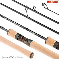 Спиннинг стеклопластиковый штекерный Akara Trout E.L Sport UL (0.5-4.5) 1.98 м с цельной ручкой