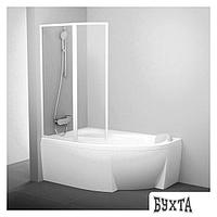 Пластиковая шторка для ванны Ravak Rosa VSK2 160 (белый/rain) левая