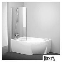 Стеклянная шторка для ванны Ravak Rosa CVSK1 140/150 (серебристый/прозрачное) левая