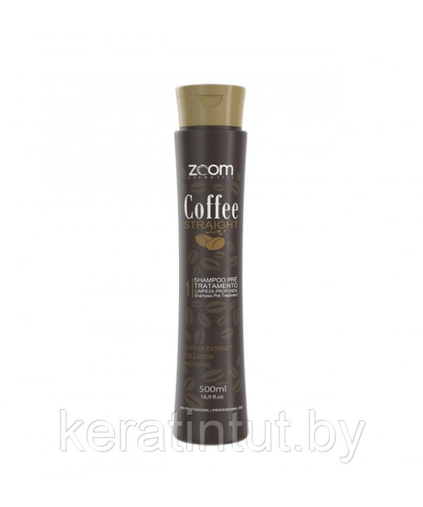 Шампунь глубокой очистки ZOOM Coffee Straight 500 ml - фото 1 - id-p223492849