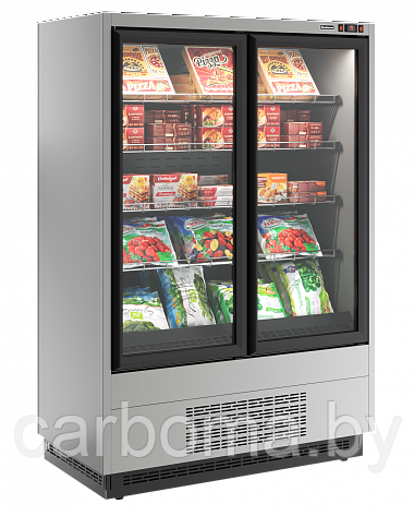 Витрина пристенная Carboma Cube 2 FC20-07 VL 1,3-1 0300 STANDARD фронт X5L до -18