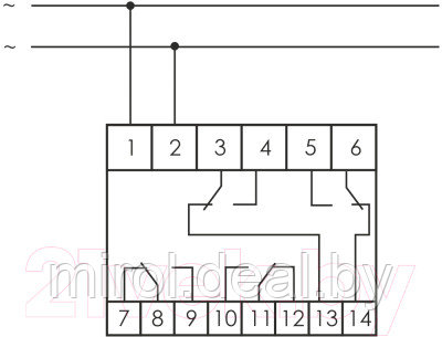 Реле промежуточное Евроавтоматика PK-4P 230 - фото 2 - id-p223493404