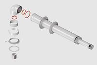 Коаксиальный дымоход 60/100 для Viessmann Антилед