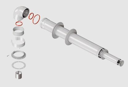 Коаксиальный дымоход 60/100 для Vaillant Антилед