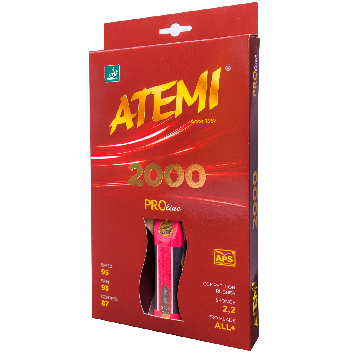 Ракетка для настольного тенниса NEW Atemi Pro 2000 - фото 1 - id-p95004026