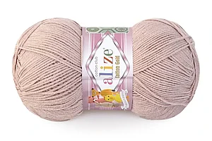 Пряжа Ализе Коттон Голд (Alize Cotton Gold ) цвет 592 бежевый жемчуг