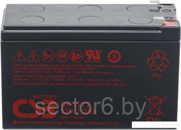 Аккумулятор для ИБП CSB GP1272 25W F2 (12В/7.2 А·ч), фото 2