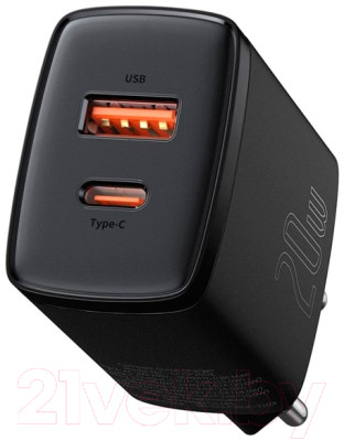 Зарядное устройство сетевое Baseus Compact Quick Charger / CCXJ-B01 - фото 1 - id-p223499967