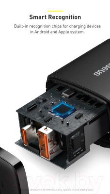 Зарядное устройство сетевое Baseus Compact Quick Charger / CCXJ-B01 - фото 9 - id-p223499967