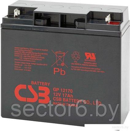Аккумулятор для ИБП CSB GP12170 (12В/17 А·ч), фото 2