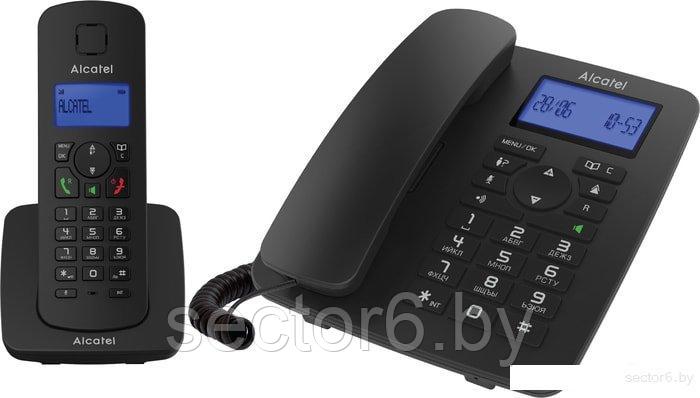 Радиотелефон Alcatel M350 Combo (черный)