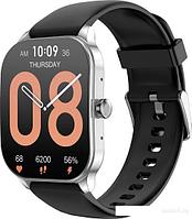 Умные часы Amazfit Pop 3S (серебристый, с силиконовым ремешком)