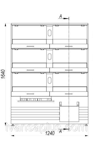 Витрина для выпечки 1240х650х1640 - фото 2 - id-p223501601