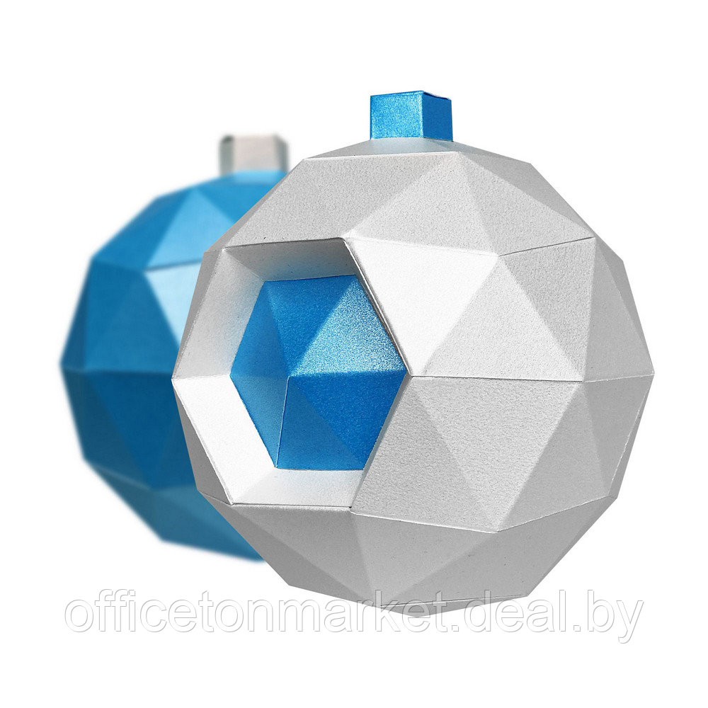 Набор для 3D моделирования "Шары новогодние", белый, голубой - фото 2 - id-p223501031