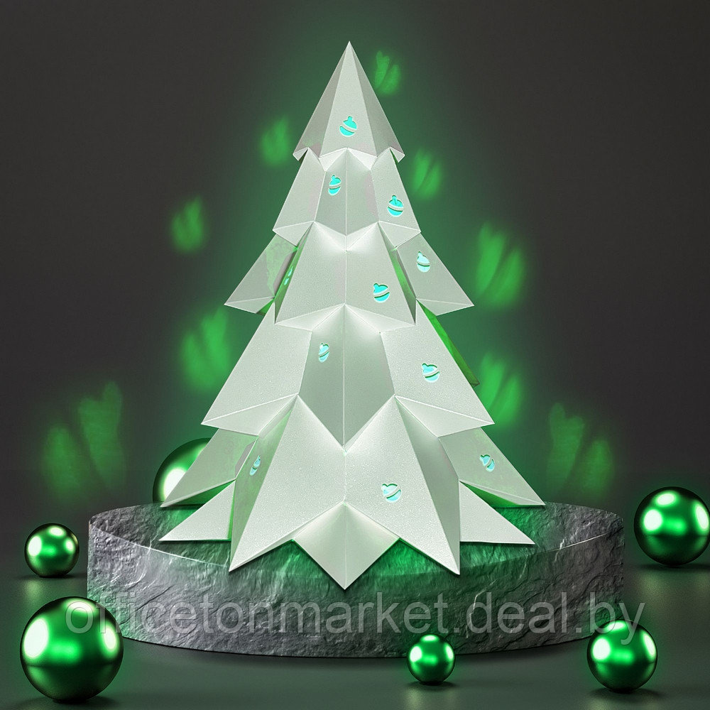 Набор для 3D-LED моделирования "Ёлка Новогодняя", белый - фото 3 - id-p223501032