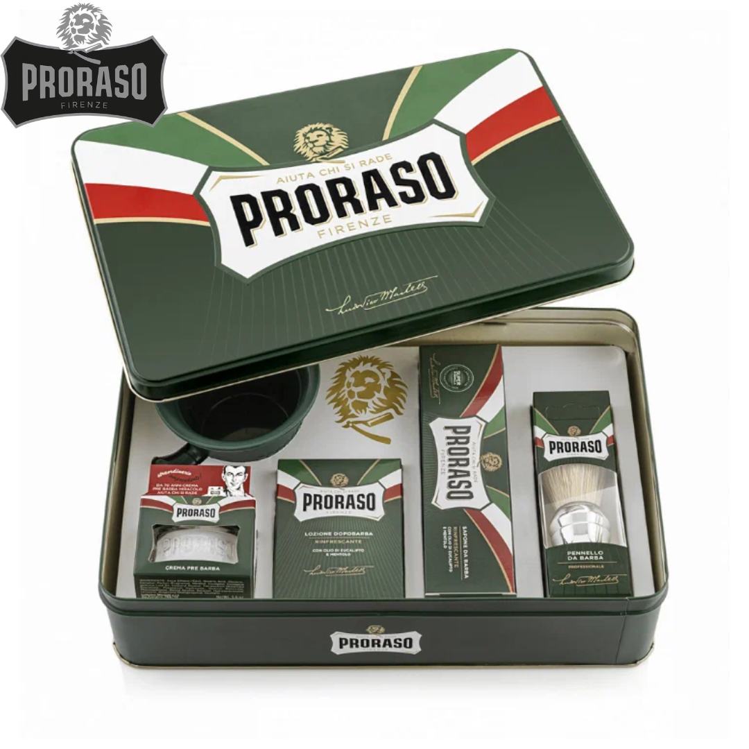 Набор для бритья PRORASO классический с эвкалиптом и ментолом - фото 1 - id-p223502760