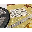 Нейтральный цвет 11w 24v, 128LED IP20 (CRI 85, 170lm\w, 3М скотч), 2 года гарантии HE2835 светодиодная лента, фото 2