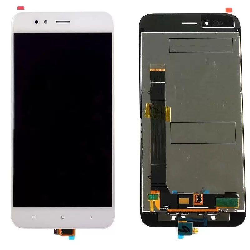 Дисплей (экран в сборе) для телефона Xiaomi Mi A1, Mi 5X, белый - фото 1 - id-p223503045