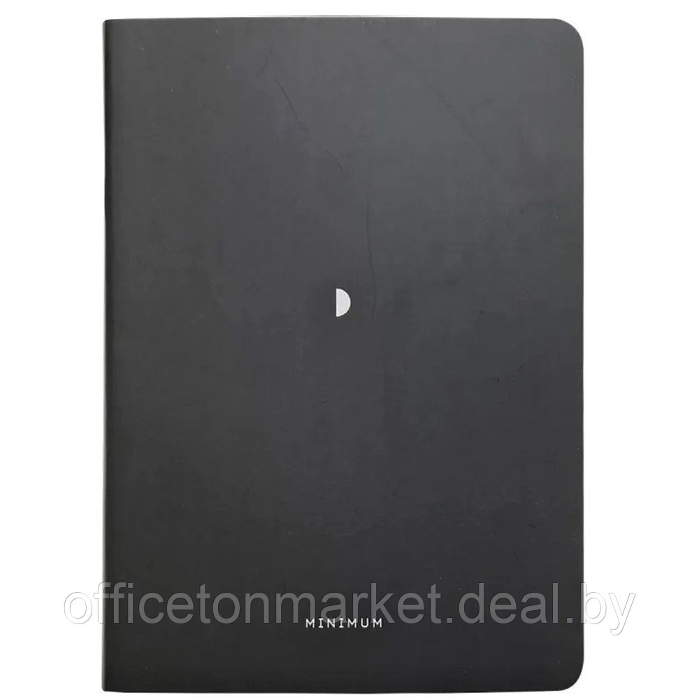 Тетрадь "Minimalism черный", А5, 40 листов, клетка, черный - фото 1 - id-p223501084