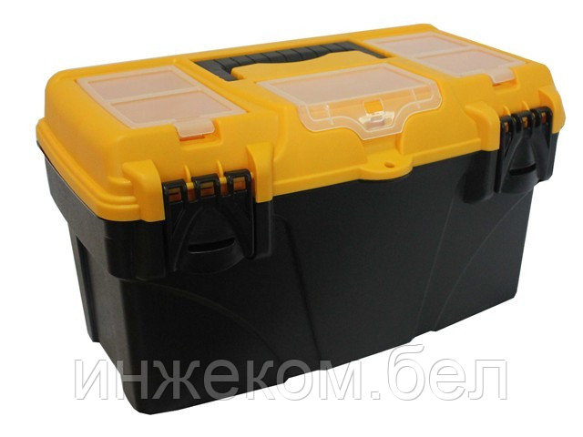 Ящик для инструмента пластмассовый ТИТАН 43х23,5х25см (18") (с секциями) IDEA - фото 1 - id-p223503341