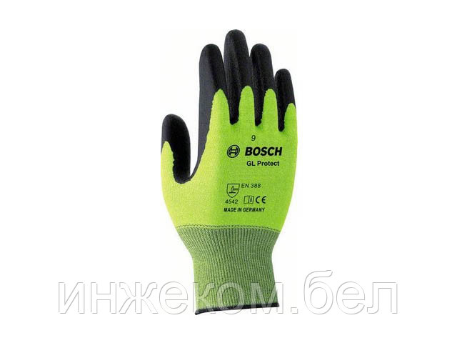 Перчатки защитные Cut Protection GL, Protect 9 BOSCH - фото 1 - id-p223503663