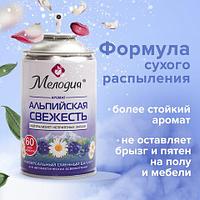 Сменный баллон 250 мл МЕЛОДИЯ "Альпийская свежесть" для автоматических освежителей, универсальный ЦЕНА БЕЗ НДС