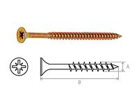 Шуруп универсальный 5.0х80 мм желтый цинк (5 кг) STARFIX