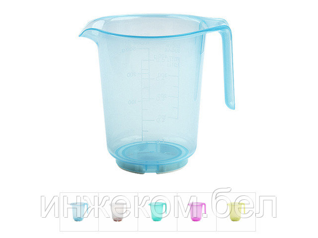 Мерный стакан 0,5 л, DRINA (цвета в ассортименте) - фото 1 - id-p223504944