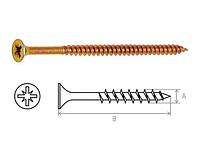 Шуруп универсальный 4.5х80 мм желтый цинк (5 кг) STARFIX