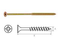 Шуруп универсальный 6.0х140 мм желтый цинк (5 кг) STARFIX